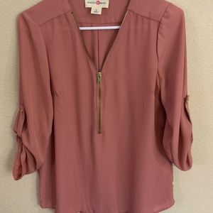 Mauve blouse